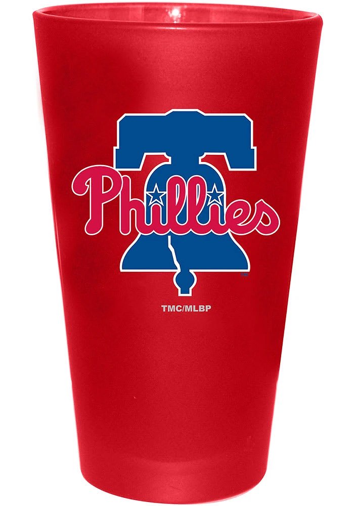 Philadelphia Phillies Frosted Team Pint Glass - Red