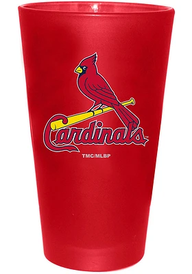 St Louis Cardinals Frosted Team Pint Glass - Red