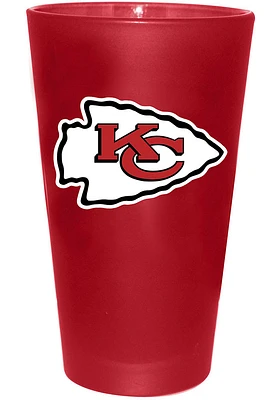 Kansas City Chiefs Frosted Team Pint Glass - Red