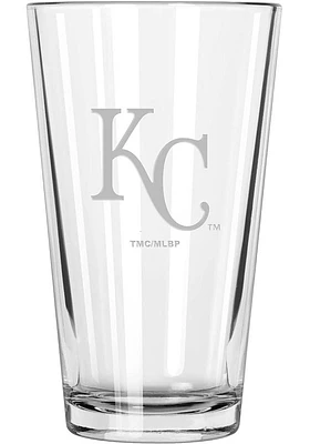 Kansas City Royals Etched Pint Glass - Blue