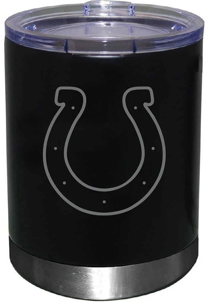 Indianapolis Colts 12 OZ Etched Stainless Steel Tumbler - Black