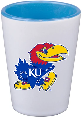 Kansas Jayhawks 2OZ Inner color Shot Glass