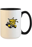 Wichita State Shockers 15oz Inner Color Ceramic Mug - Black