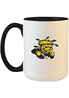 Wichita State Shockers 15oz Inner Color Ceramic Mug - Black