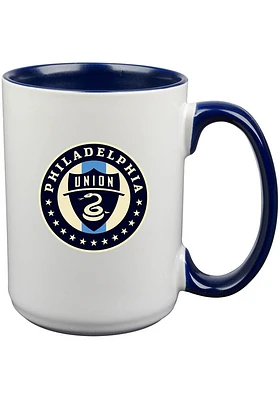 Philadelphia Union 15oz Inner Color Ceramic Mug - Navy Blue