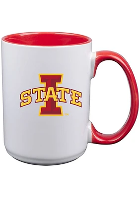Iowa State Cyclones 15oz Inner Color Ceramic Mug - Crimson