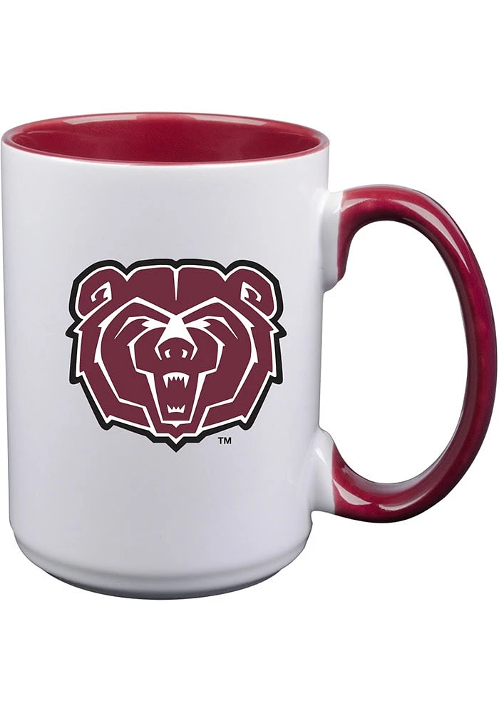 Missouri State Bears 15oz Inner Color Ceramic Mug - Maroon