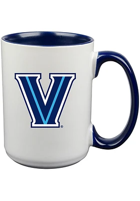Villanova Wildcats 15oz Inner Color Ceramic Mug - Navy Blue