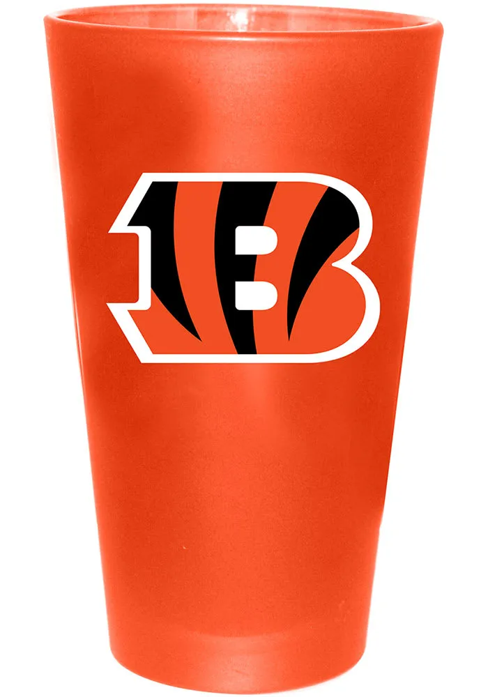 Cincinnati Bengals 16OZ Color Frosted Pint Glass