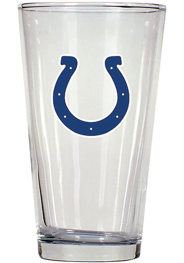 Indianapolis Colts 17oz Color Logo Mixing Pint Glass - White