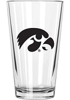 Iowa Hawkeyes 17oz Color Logo Mixing Pint Glass - White