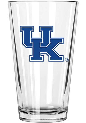 Kentucky Wildcats 17oz Color Logo Mixing Pint Glass - White