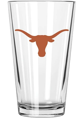 Texas Longhorns 17oz Color Logo Mixing Pint Glass - White