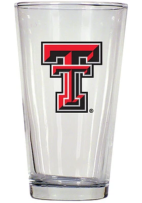 Texas Tech Red Raiders 17oz Color Logo Mixing Pint Glass - White