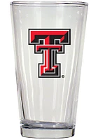Texas Tech Red Raiders 17oz Color Logo Mixing Pint Glass - White