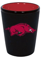 Arkansas Razorbacks 2oz Matte Black Shot Glass