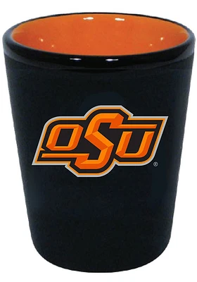 Oklahoma State Cowboys 2oz Matte Black Shot Glass