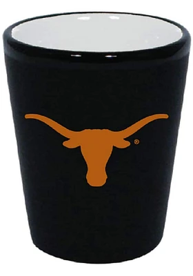 Texas Longhorns 2oz Matte Black Shot Glass