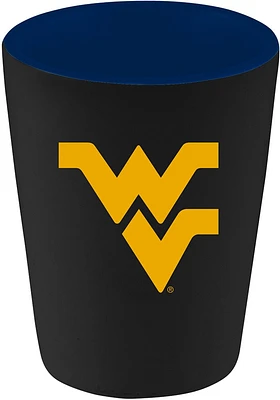 West Virginia Mountaineers 2oz Matte Black Shot Glass
