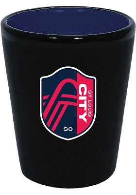 St Louis City SC 2oz Matte Black Shot Glass
