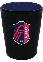 St Louis City SC 2oz Matte Black Shot Glass