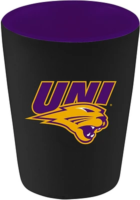 Northern Iowa Panthers 2oz Matte Black Shot Glass