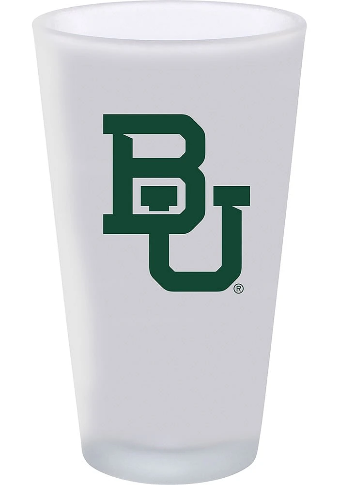 Baylor Bears 16oz White Frosted Pint Glass - White