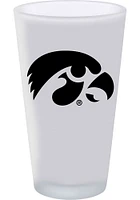 Iowa Hawkeyes 16oz White Frosted Pint Glass