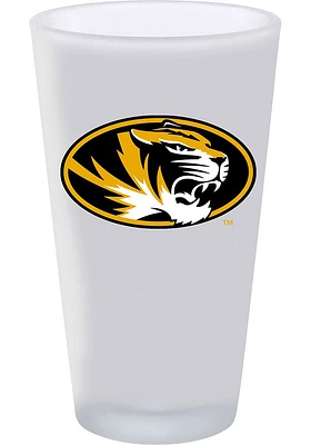 Missouri Tigers 16oz White Frosted Pint Glass - White