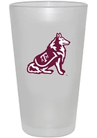 Texas A&M Aggies 16oz White Frosted Pint Glass - White