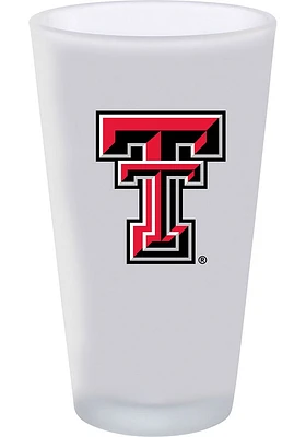 Texas Tech Red Raiders 16oz White Frosted Pint Glass - White