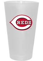 Cincinnati Reds 16oz White Frosted Pint Glass