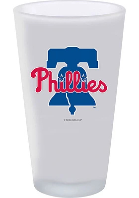 Philadelphia Phillies 16oz White Frosted Pint Glass - White