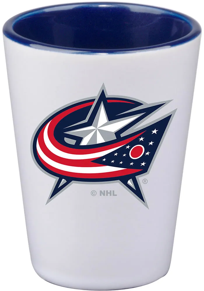 Columbus Blue Jackets 2oz Inner Color Shot Glass