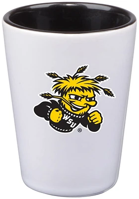 Wichita State Shockers 2oz Inner Color Shot Glass