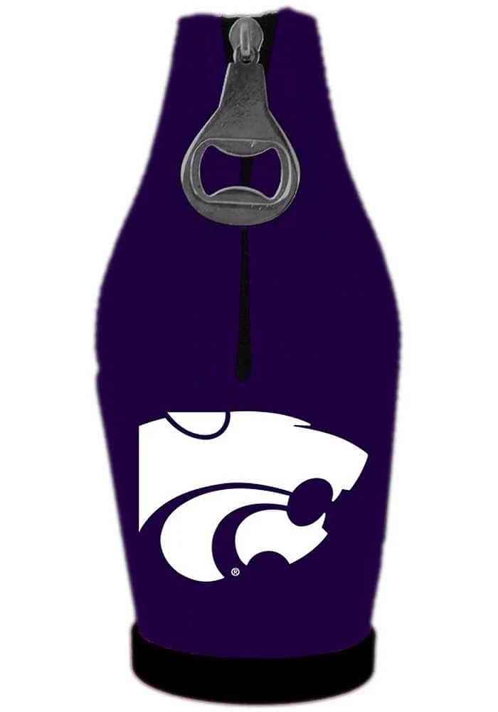 K-State Wildcats 12 oz 3 in 1 Bottle Coolie - Purple