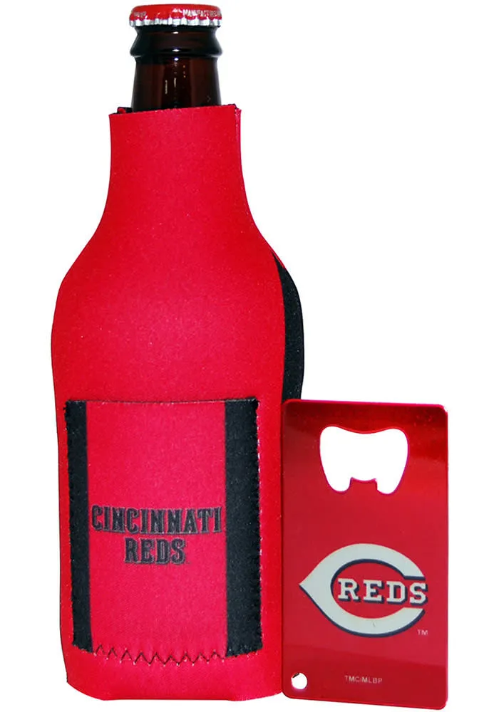 Cincinnati Reds Wordmark 12oz Bottle Coolie