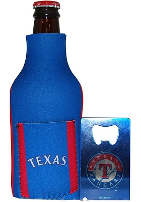 Texas Rangers 12oz Bottle Coolie - Blue