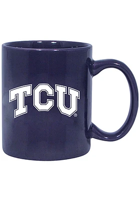 TCU Horned Frogs 12oz Ceramic Ceramic Mug - Purple