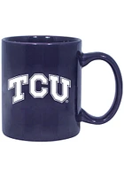 TCU Horned Frogs 12oz Ceramic Ceramic Mug - Purple