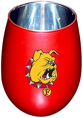 Ferris State Bulldogs 12oz Stainless Steel Stainless Steel Stemless - Red