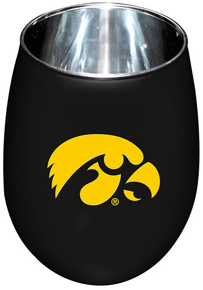 Iowa Hawkeyes 12oz Stainless Steel Stainless Steel Stemless