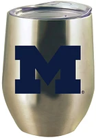 Michigan Wolverines 12oz Stainless Steel Stainless Steel Stemless - Silver
