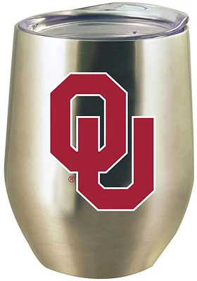 Oklahoma Sooners 12oz Stainless Steel Stainless Steel Stemless