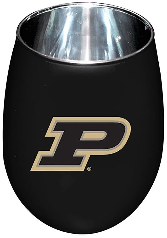 Purdue Boilermakers 12oz Stainless Steel Stainless Steel Stemless - Black
