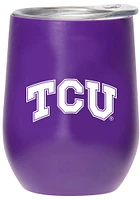 TCU Horned Frogs 12oz Stainless Steel Stainless Steel Stemless - Purple