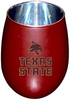 Texas State Bobcats 12oz Stainless Steel Stainless Steel Stemless