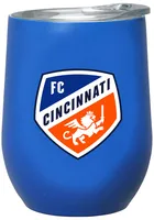 FC Cincinnati 12oz Stainless Steel Stainless Steel Stemless