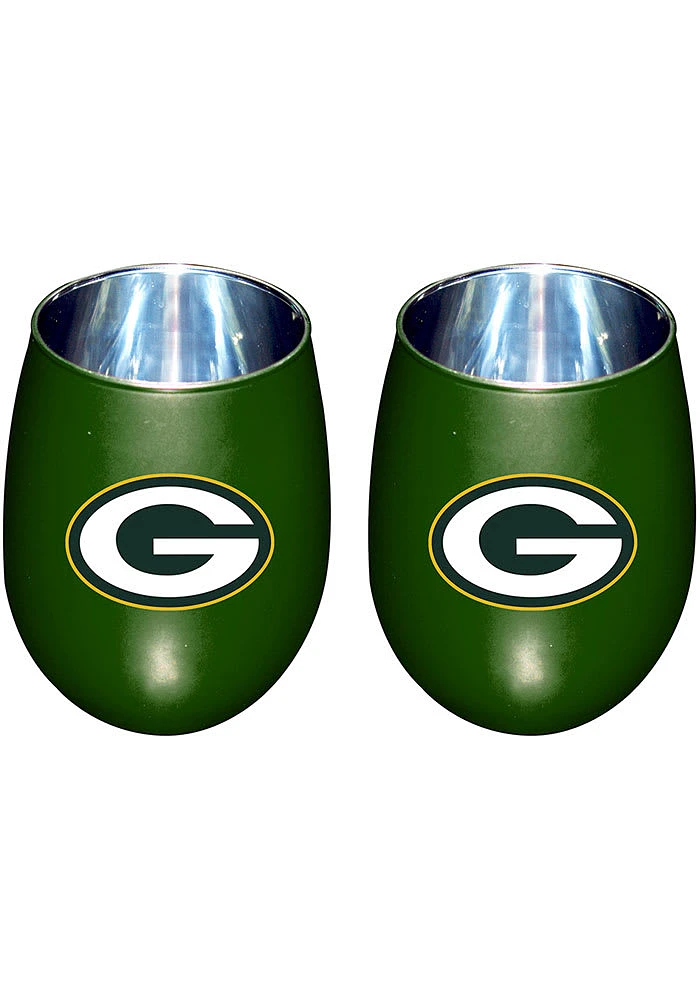 Green Bay Packers 12oz Stainless Steel Stainless Steel Stemless -