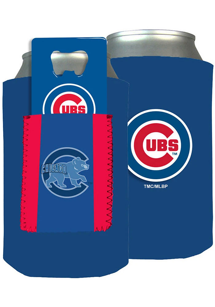 Chicago Cubs Logo 12oz Team Color Coolie - Blue
